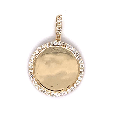 0.65 CT. Diamond Memory Pendant in 10K Gold - White Carat Diamonds 