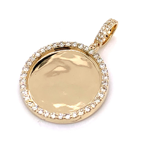 0.65 CT. Diamond Memory Pendant in 10K Gold - White Carat Diamonds 