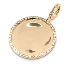 1.75 CT. Diamond Memory Pendant in 10K Gold - White Carat Diamonds 