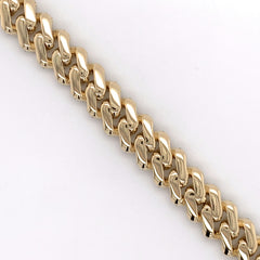 6.00 CT. Diamond Cuban Bracelet in 14K Gold - White Carat Diamonds 