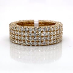 6.25 CT. Diamond Ring in 14K Gold - White Carat Diamonds 