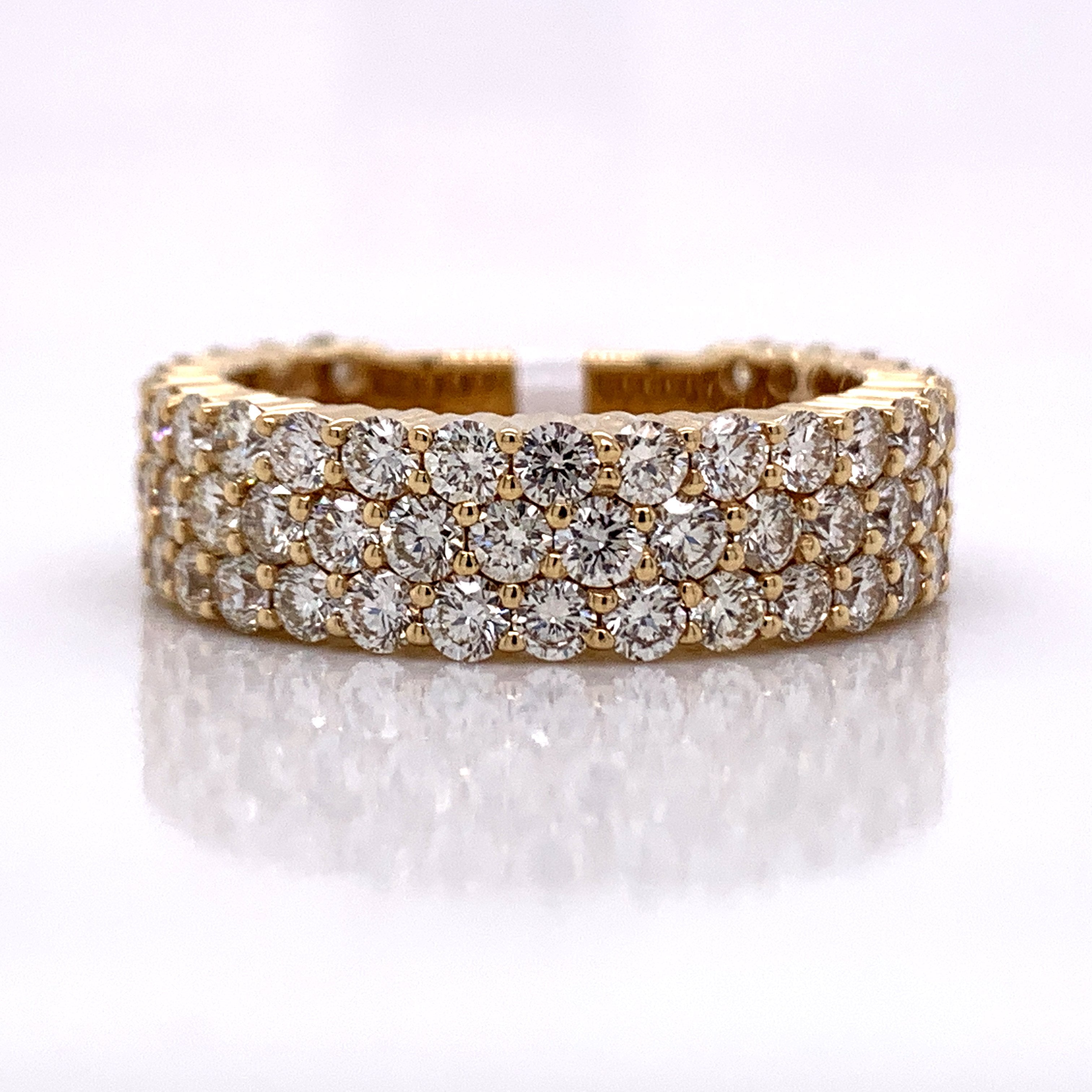 4.50 CT. Diamond Ring in 14K Gold - White Carat Diamonds 