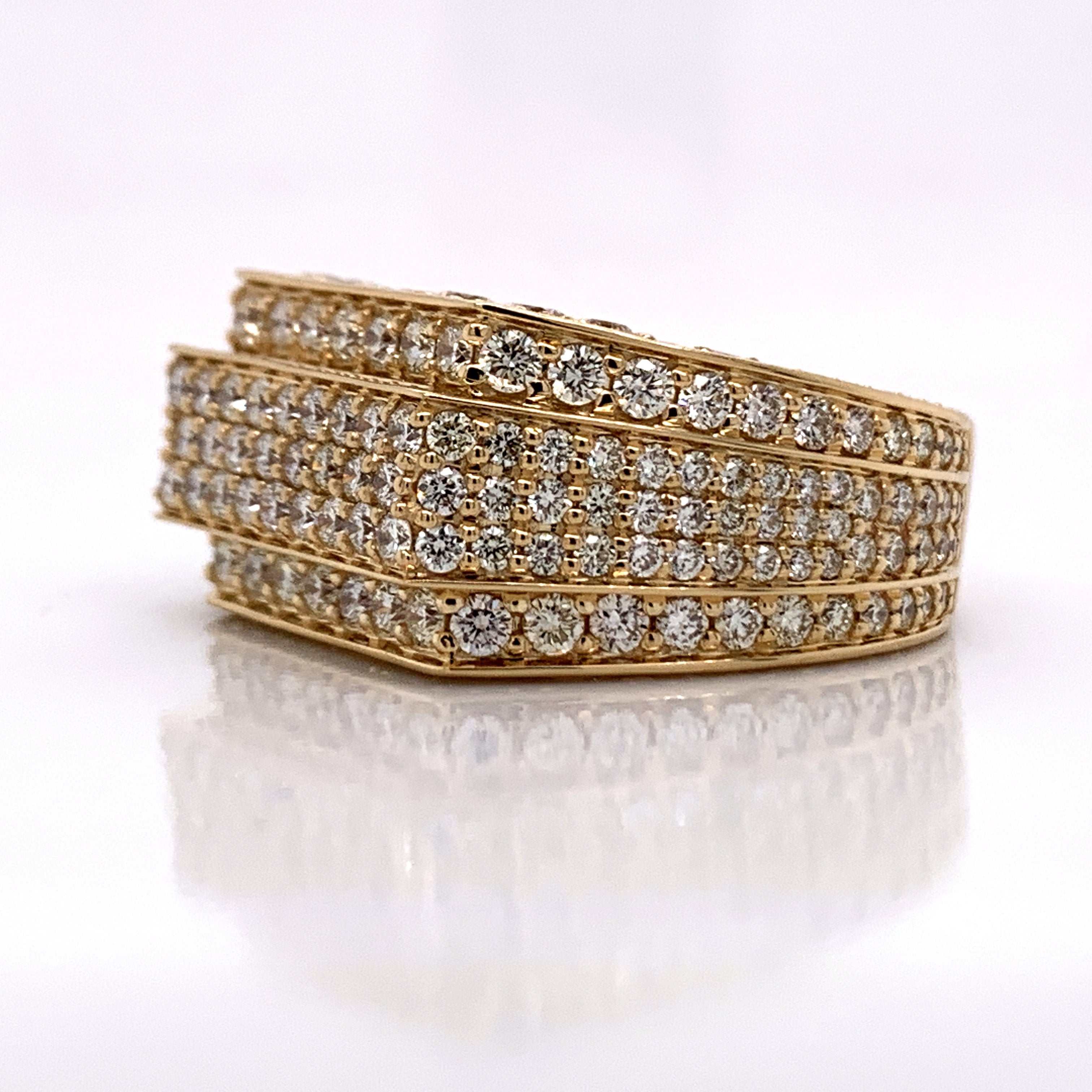 4.75 CT. Diamond Ring in 14K Gold - White Carat Diamonds 