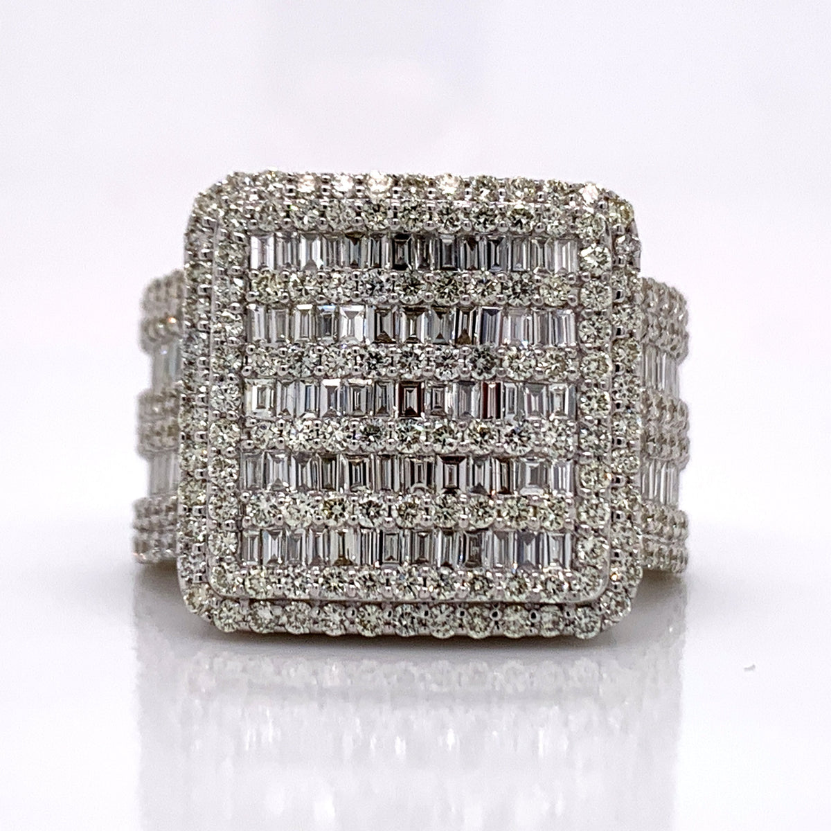 3.50 CT. Diamond Ring in 14K White Gold - White Carat Diamonds 