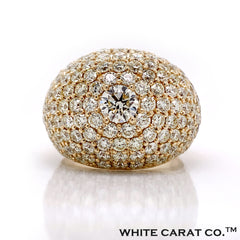 7.00 CT. Diamond Ring Gold 14K - White Carat - USA & Canada