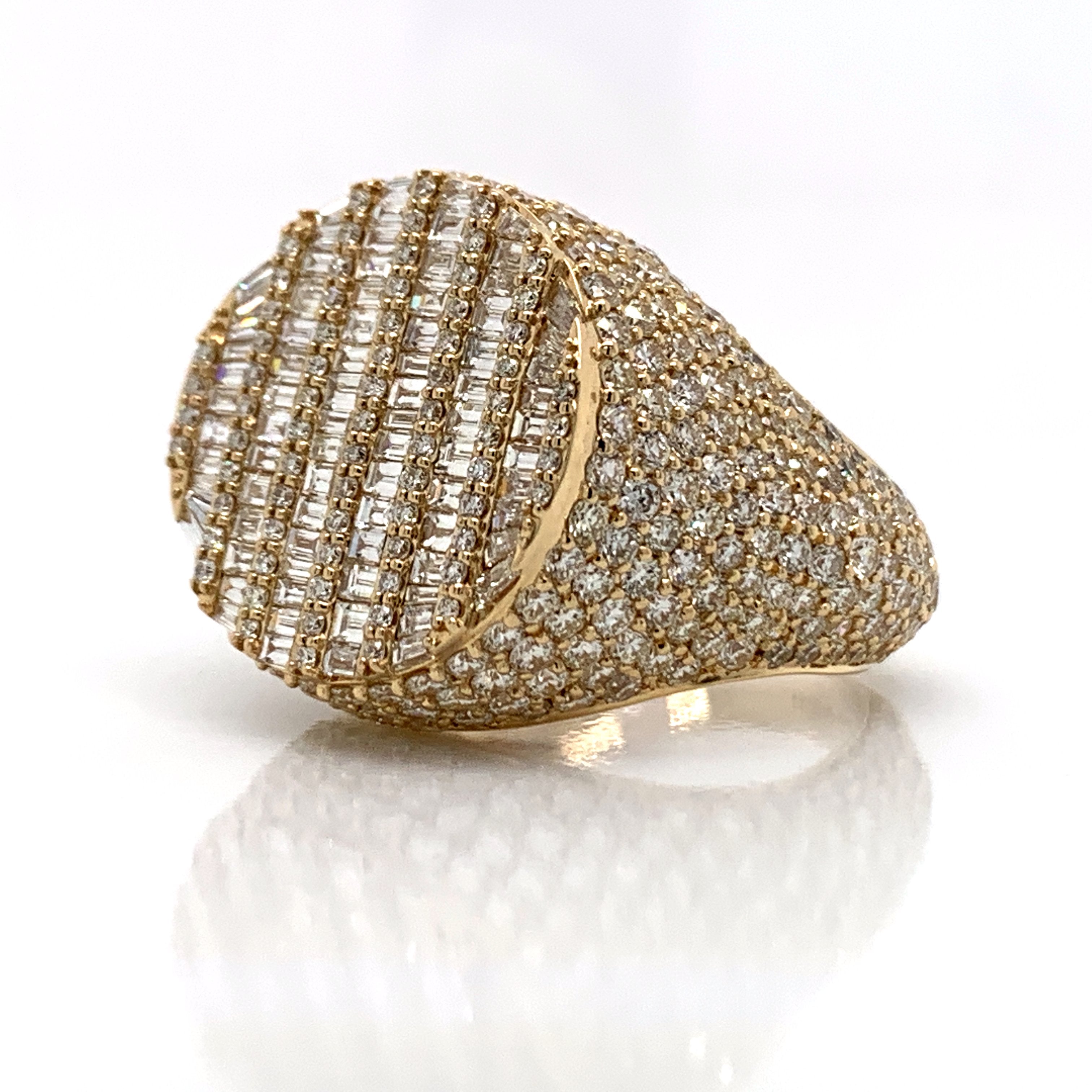 7.00 CT. Diamond Ring in 14K Gold - White Carat Diamonds 