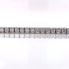 1.75CT Diamond Tennis Bracelet in 14K White Gold - White Carat Diamonds 