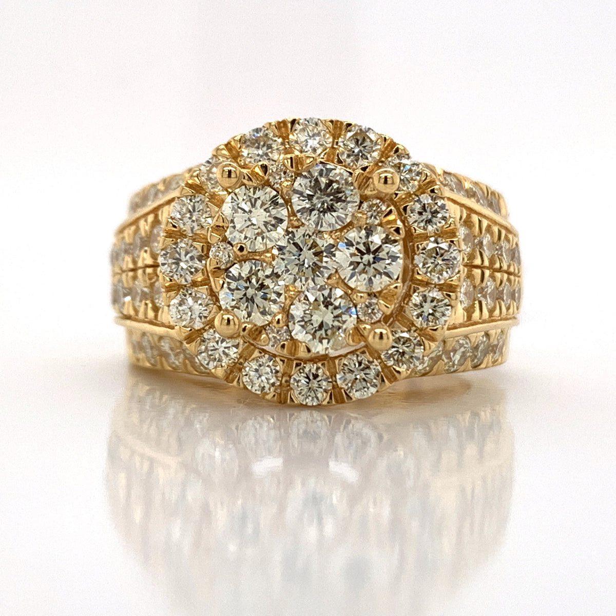 2.72 CT. Diamond Ring in 10K Gold - White Carat Diamonds 