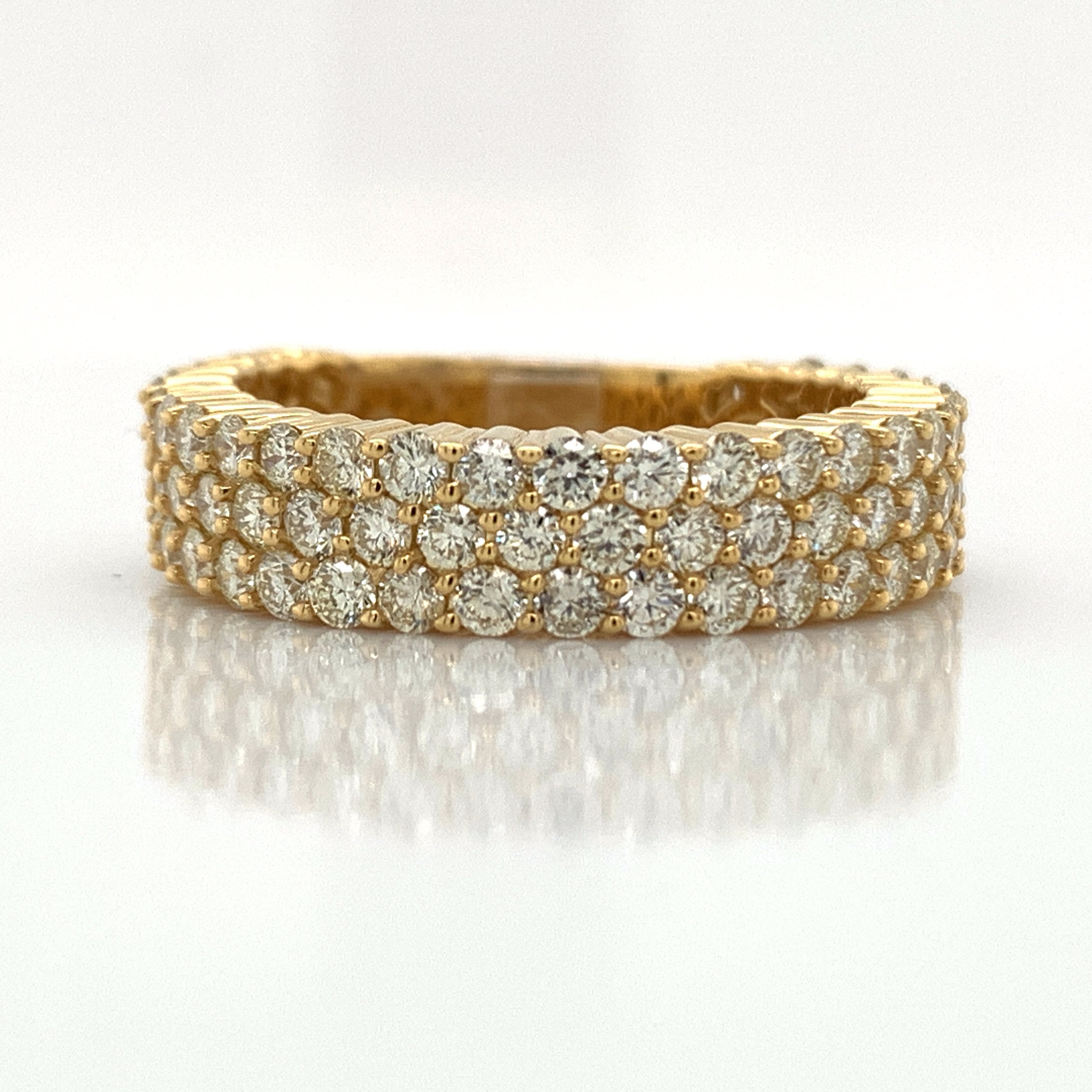 3.04 CT. Diamond Ring in 10K Gold - White Carat Diamonds 