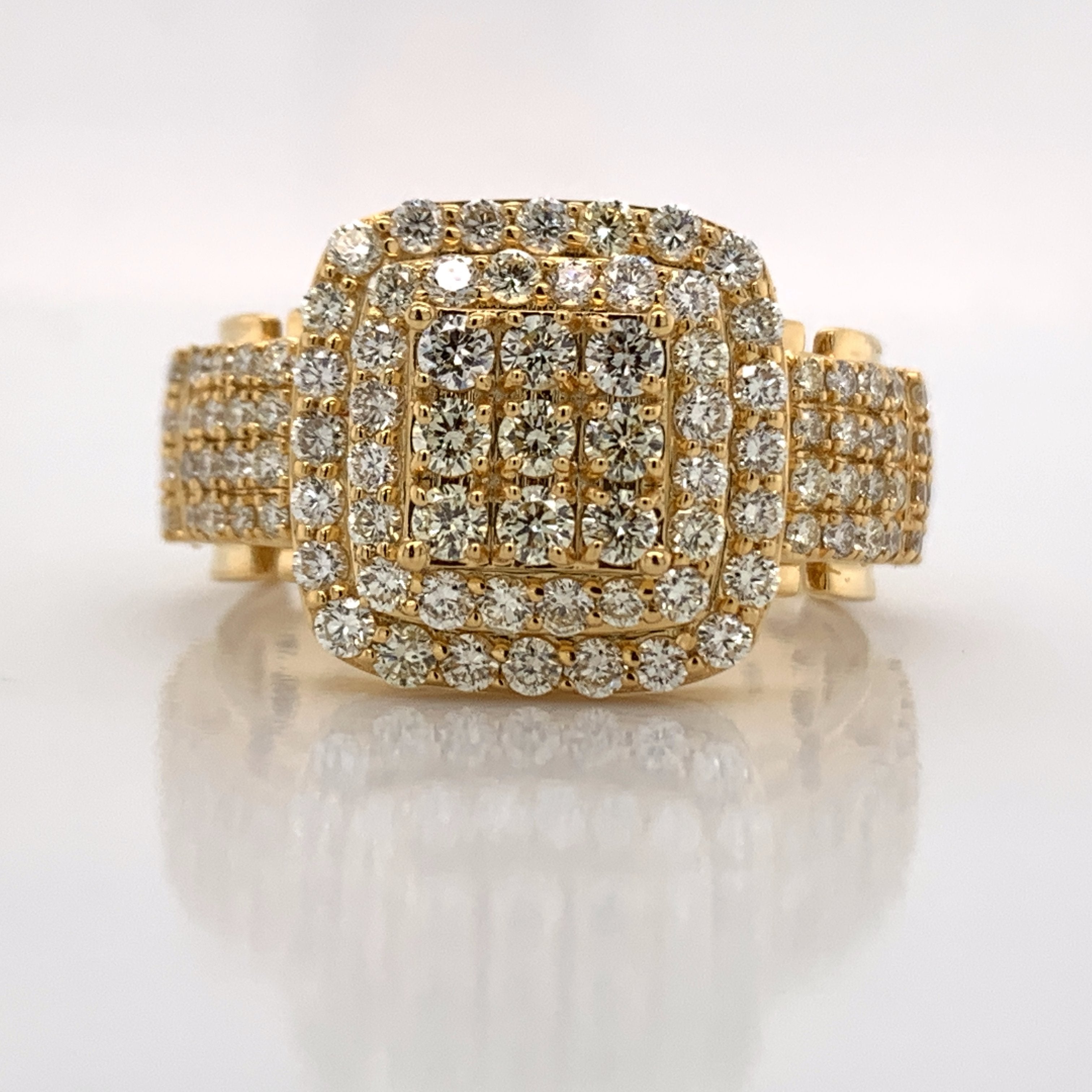 1.91 CT. Diamond Ring in 10K Gold - White Carat Diamonds 