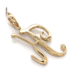 2.00 CT. Diamond Letter "K" Pendant in 10KT Gold - White Carat Diamonds 