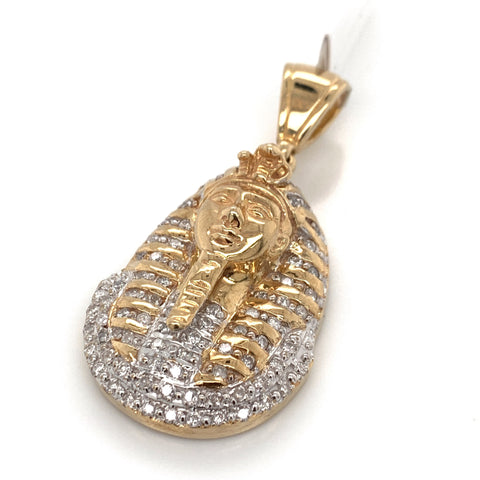 2.50 CT. Diamond Pharaoh Pendant in 10KT Gold - White Carat Diamonds 