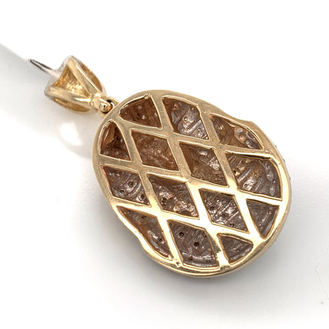 2.50 CT. Diamond Pharaoh Pendant in 10KT Gold - White Carat Diamonds 