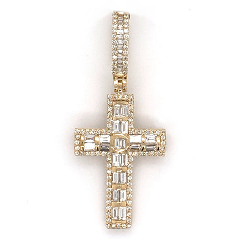 Diamond Cross Pendant 10K - White Carat - USA & Canada