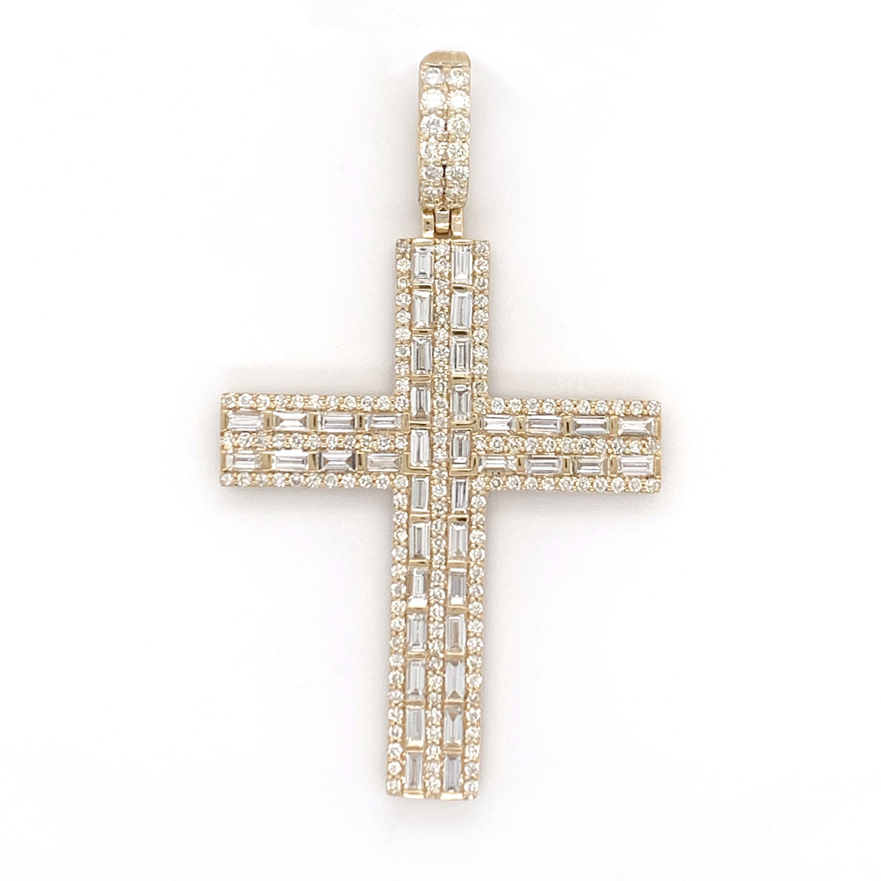 Diamond Cross Pendant 10K - White Carat - USA & Canada