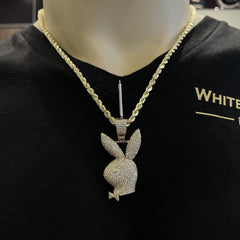 3.70 CT. Diamond Bunny Pendant in 10KT Gold - White Carat - USA & Canada