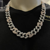 36.00 CT. Diamond Two Tone Chain in 10KT Gold (14.5mm) - White Carat - USA & Canada