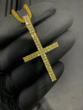 2.50 CT. Diamond Cross Pendant in 10KT Gold - White Carat Diamonds 