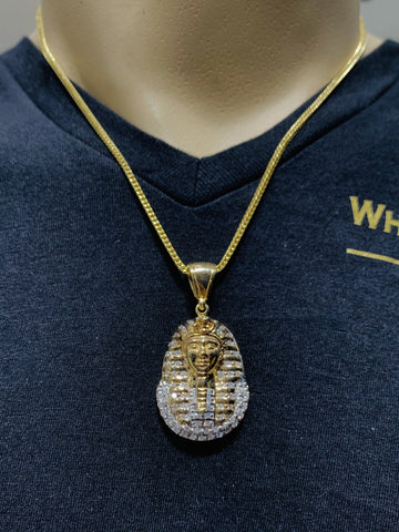 2.50 CT. Diamond Pharaoh Pendant in 10KT Gold - White Carat Diamonds 