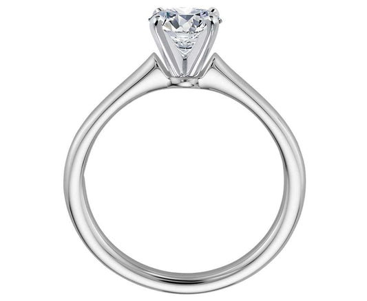 1.00 CT. Petite Solitaire Engagement Ring in White Gold - White Carat - USA & Canada