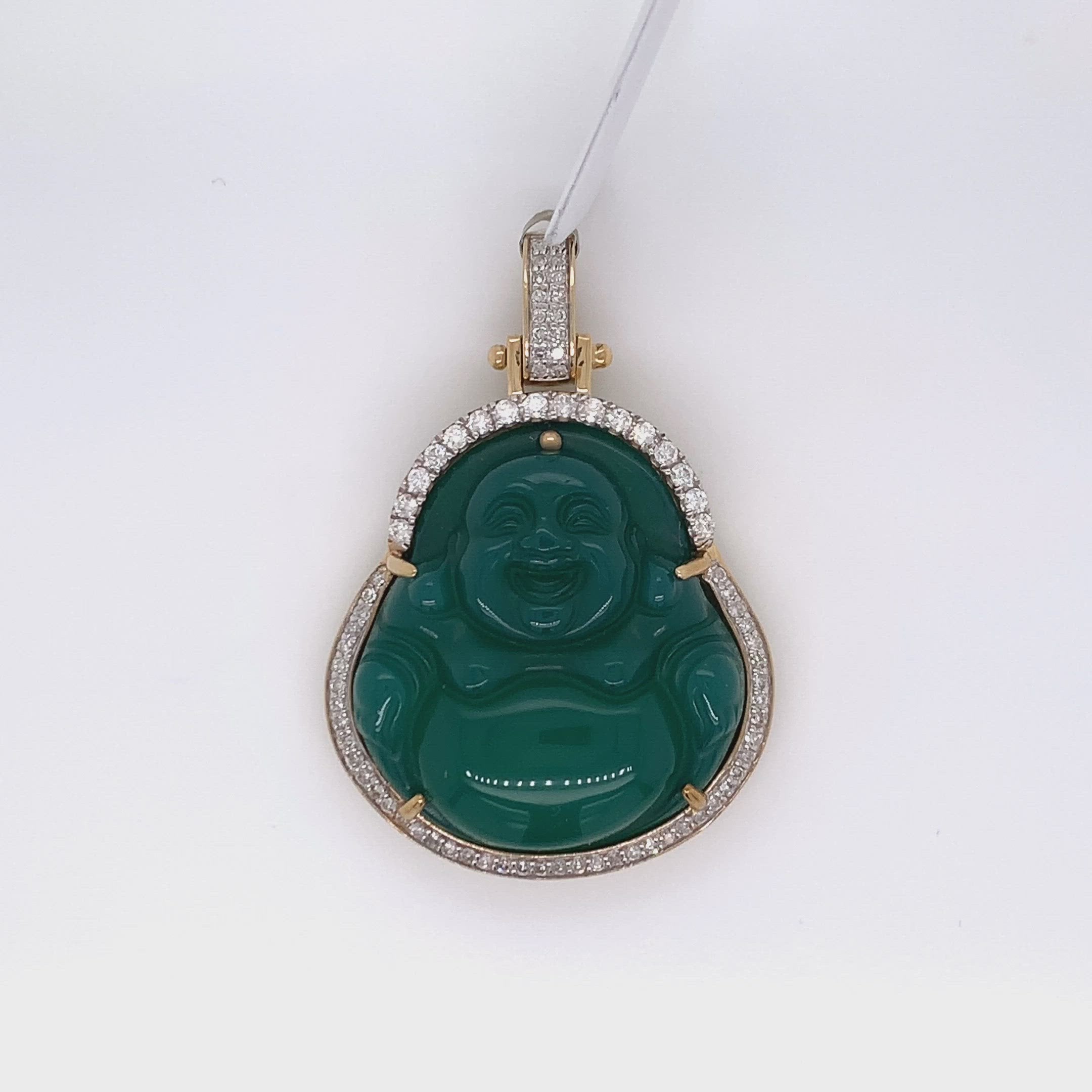 0.65 CT. Diamond Buddha Pendant