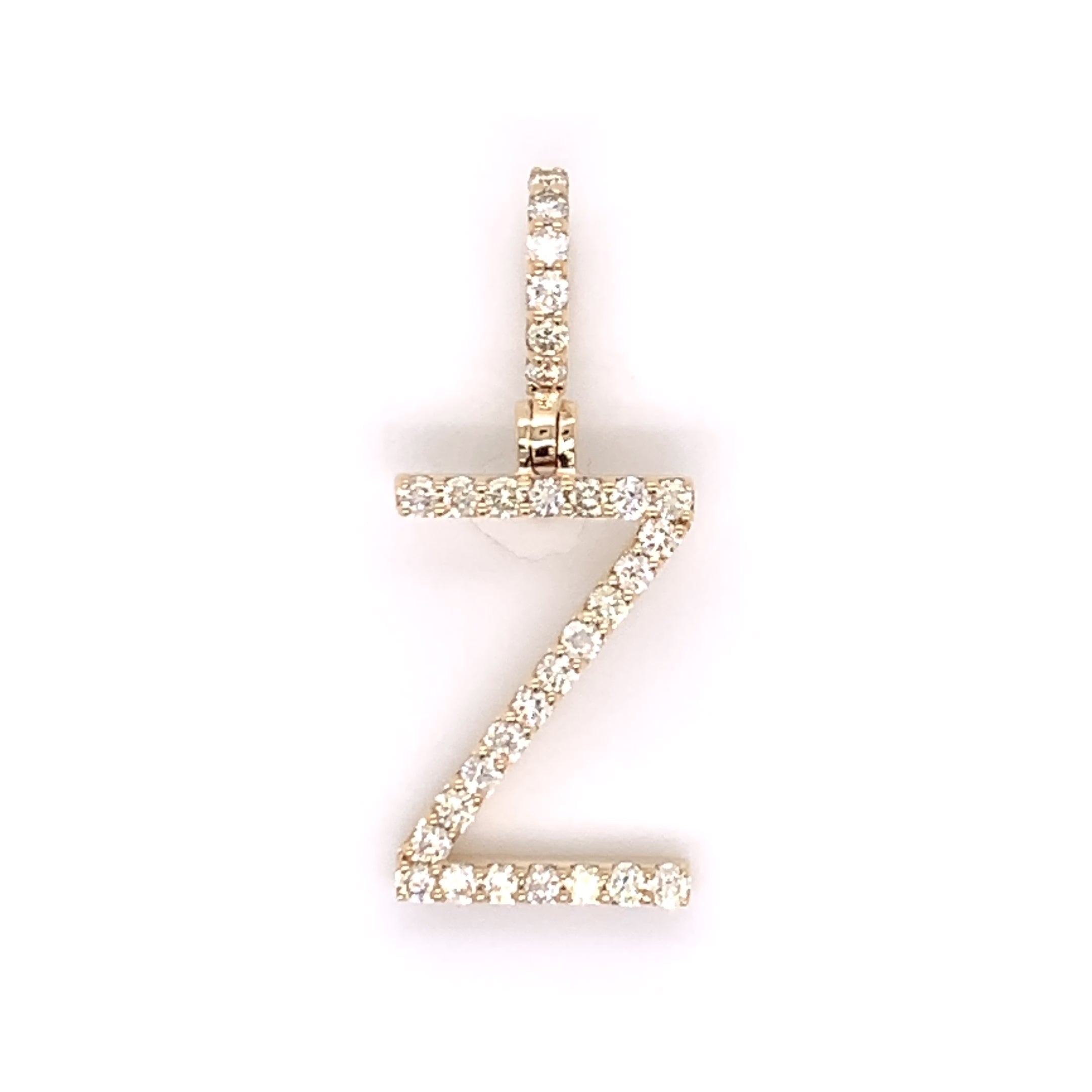 Diamond Letter "Z" Pendant
