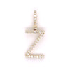 Diamond Letter "Z" Pendant