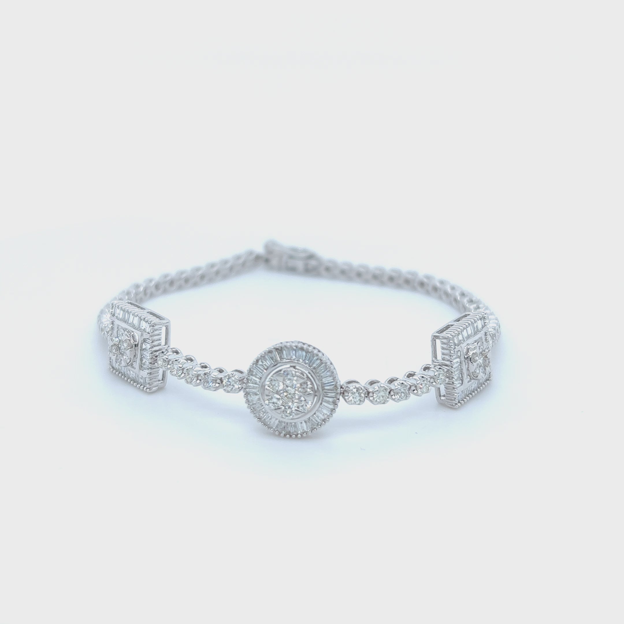 Shaped Tennis Bracelet
