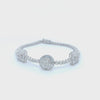 Shaped Tennis Bracelet