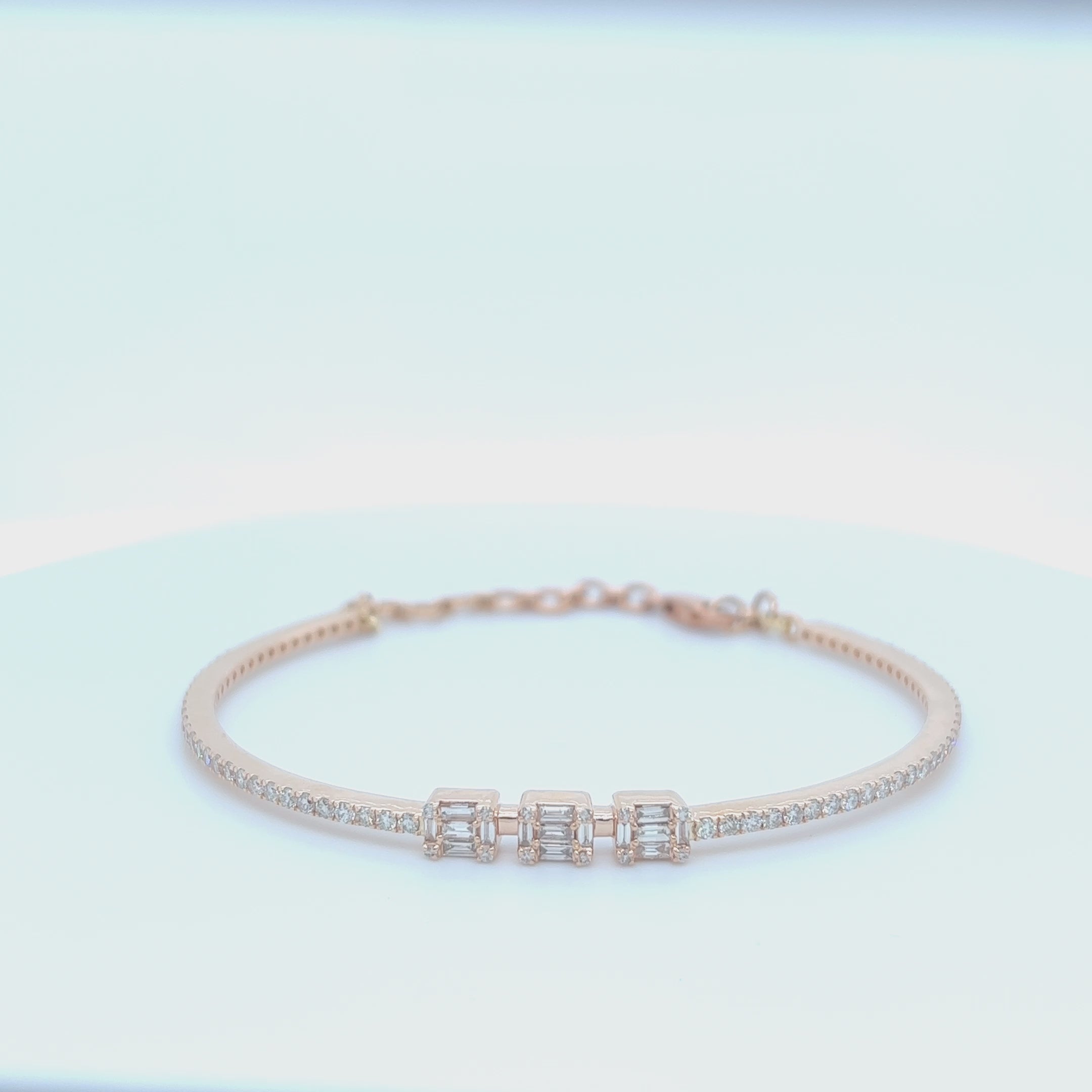 3.00 CT. Emerald Diamond Bracelet