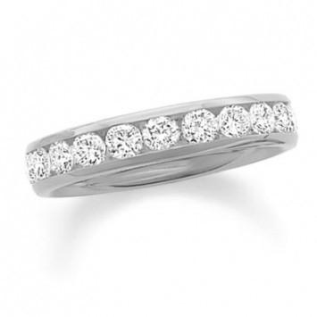 0.75 CT. Diamond Channel Band in White Gold - White Carat - USA & Canada