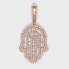 3.00 CT. Diamond Hamsa Hand Pendant