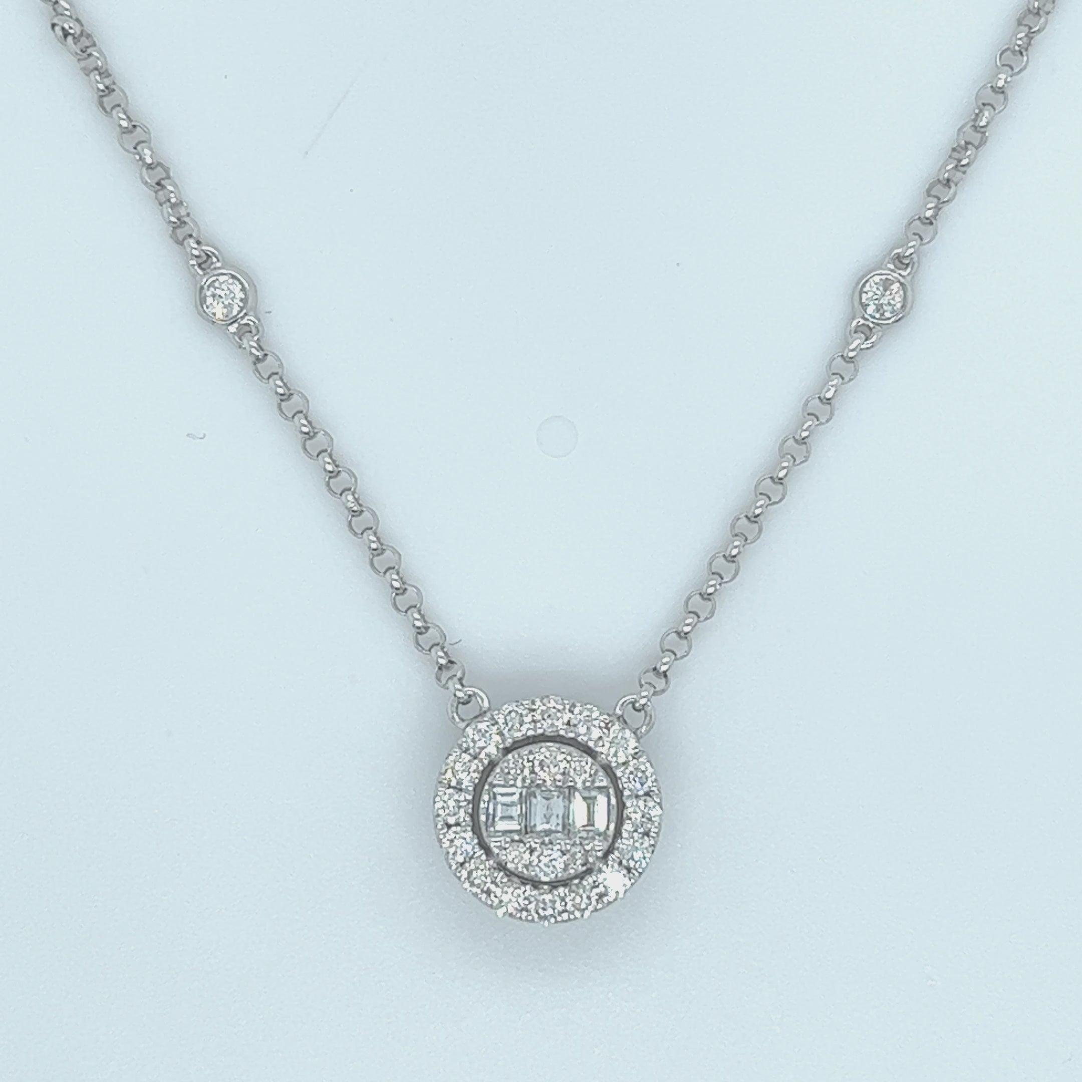 Diamond Ladies Pendant Necklace