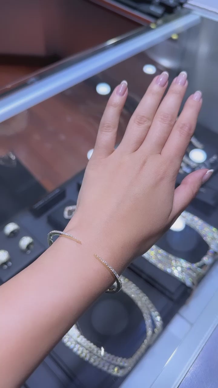 1.00 CT. Diamond Gold Bracelet