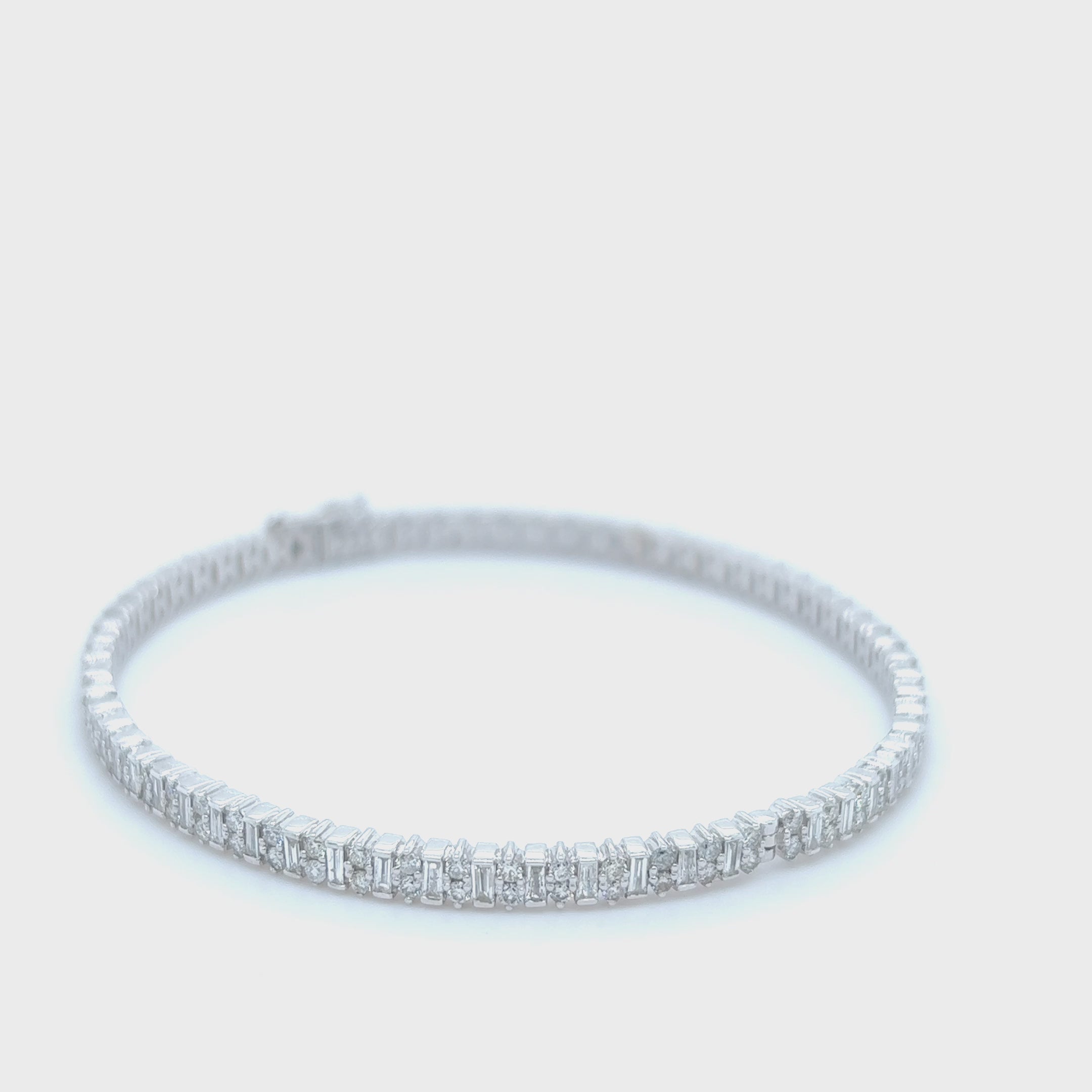 2.70 CT. Diamond Round Bracelet