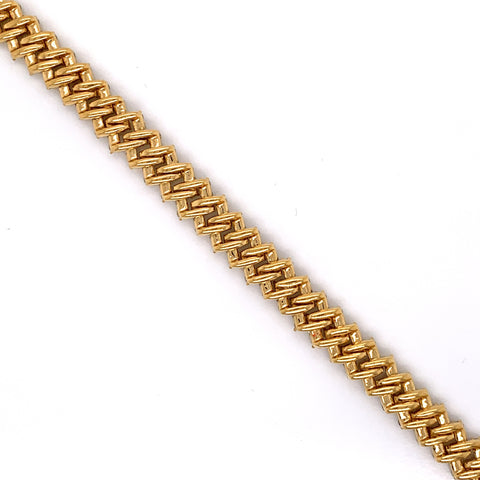 20.00CT. Diamond Claw Cuban Gold Chain (22 Inches) in 10K - White Carat Diamonds 