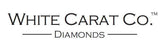 2.50 CT. Diamond Cursive "A" Pendant in 10K Rose Gold - White Carat Diamonds 