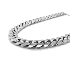 7mm - Elite Miami Cuban Chain in 10K Gold/White Gold/Rose Gold - White Carat - USA & Canada